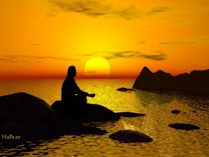This is an exercise of simple breathing meditation