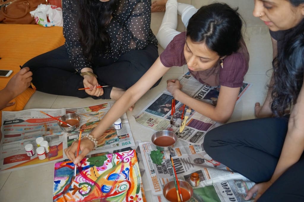 | GROUP ART THERAPY: OUR TEAM ACTIVITY