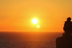Staring at the sun